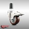 Service Caster 3 Inch 316SS Maroon Poly Swivel 1-3/8 Inch Expanding Stem Caster Lock Brake SCC SCC-SS316TTLEX20S314-PPUB-MRN-138 - alternate 4
